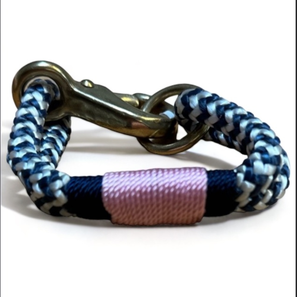 Knotical Nantucket Rope Bracelet With Large Brass Clasp. ONE BRACELET ONLY NEW